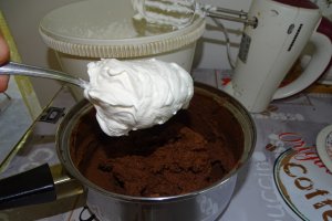 Desert tort cu lemon curd si crema de ciocolata (Vali 61 )