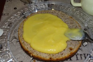 Desert tort cu lemon curd si crema de ciocolata (Vali 61 )