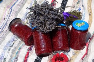 Gem de zmeura cu lavanda