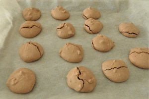 Desert bezele cu cacao si nuci