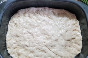 Foccacia cu cherry, usturoi verde si ierburi italiene