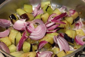 Risoni cu legume si parmezan