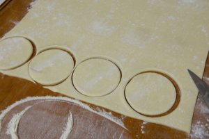 Sandvis din placintele cu afine si inghetata de vanilie