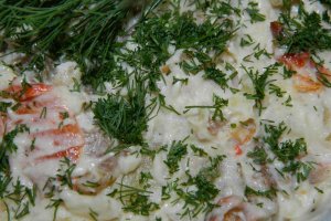 Salata de cartofi cu ardei copt