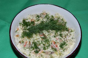 Salata de cartofi cu ardei copt