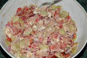 Salata de vara cu branza feta