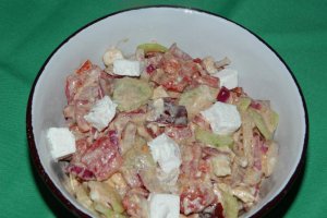 Salata de vara cu branza feta