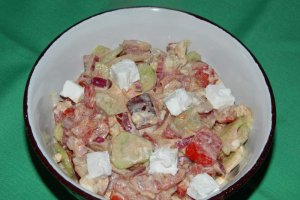 Salata de vara cu branza feta