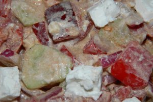 Salata de vara cu branza feta