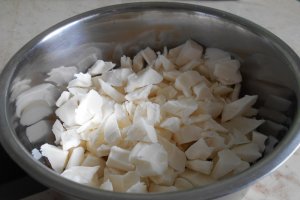 Crema de ciocolata alba, cu mascarpone si unt