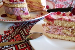 Desert tort cu zmeura