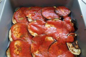 Vinete cu ton si mozzarella la cuptor