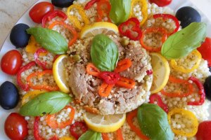 Salata Rio Mare, cu cus-cus