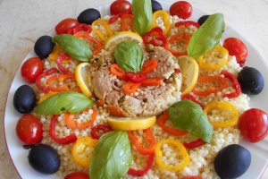 Salata Rio Mare, cu cus-cus