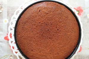 Desert tort cu mure si ciocolata