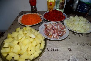 Tocana  de cartofi cu arome de toamna