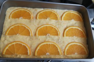 Desert Portokalopita - placinta greceasca cu portocale si iaurt