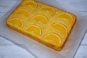 Desert Portokalopita - placinta greceasca cu portocale si iaurt