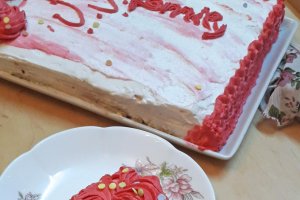 Desert tort cu caju si crema de ciocolata