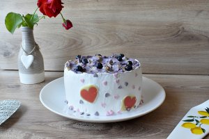 Desert tort cu afine si lamaie