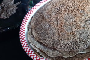 Aperitiv clatite cu faina de hrisca / Galettes bretonnes (fara gluten)
