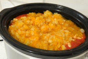 Zacusca de fasole la slow cooker Crock Pot