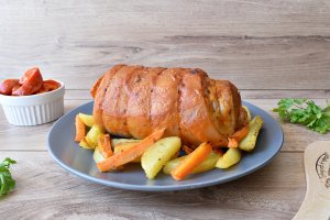 Rulada de purcel cu sos barbeque la Multicooker Crock Pot Express