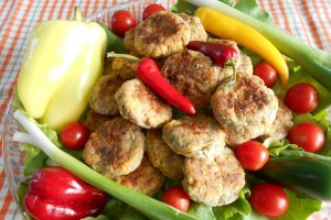 Chiftele din carne de porc, la cuptor