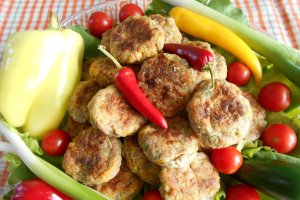 Chiftele din carne de porc, la cuptor