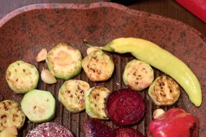 Hrisca cu legume la grill