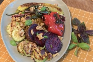 Hrisca cu legume la grill