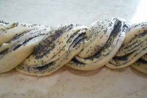 Desert cozonac spirala, cu mac