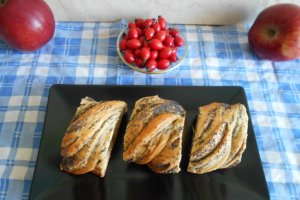 Desert cozonac spirala, cu mac