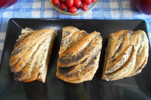 Desert cozonac spirala, cu mac