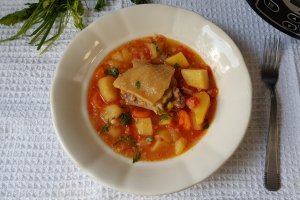 Carne de pui cu legume la slow cooker Crock Pot