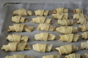 Desert cornulete cu umplutura de dovleac copt