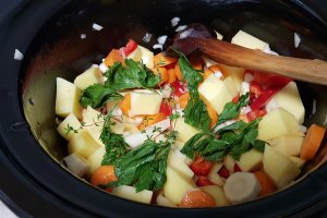 Supa crema de legume la slow cooker Crock Pot