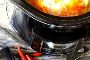 Shurpa – supa uzbeka de berbecut pregatita la slow cooker Crock Pot