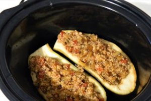 Vinete umplute cu quinoa la slow cooker Crock Pot