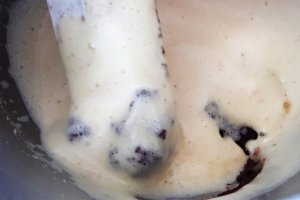 Desert prajitura cu ciocolata, banana si piureu de dovleac (fara gluten)