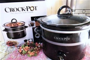 Papricas cu piept de pui si galbiori la slow cooker Crock Pot