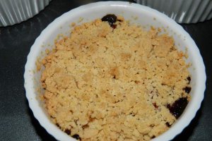 Desert crumble cu prune