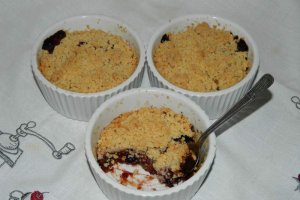 Desert crumble cu prune