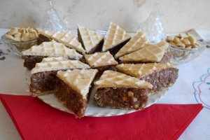 Desert prajitura in foi de napolitana