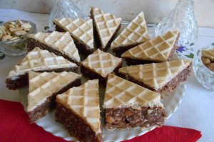 Desert prajitura in foi de napolitana