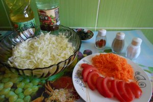Salata de varza alba, cu vinegreta