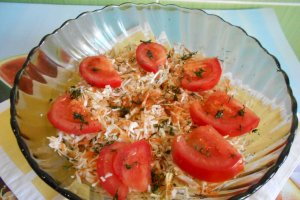 Salata de varza alba, cu vinegreta