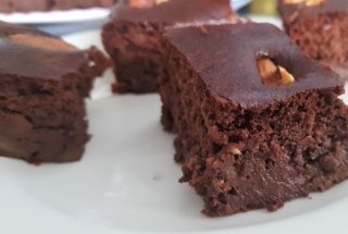 Desert prajitura cu mere si ciocolata (fara lactoza, fara gluten, low carb)