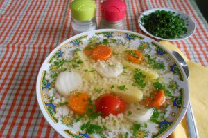 Supa de legume cu cus-cus