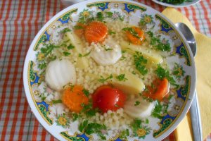 Supa de legume cu cus-cus